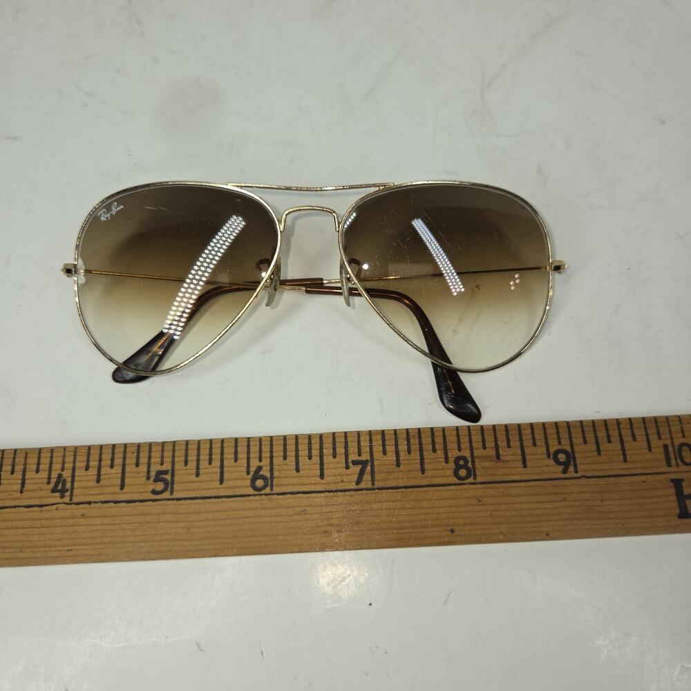 Vtg Ray Ban Sunglasses Traditionals Outdoorsman Black Aviator 80s Leather Case - Picture 6 of 12